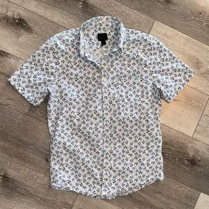Teen 14&union Blue Floral Shirt (Size M)